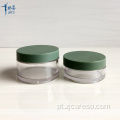 Frasco de creme PETG de 100 ml com parede espessa e boca larga